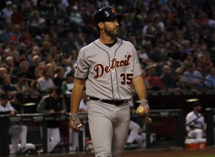 Justin Verlander pitcher for the Detroit Tigers at Chase Field in Phoenix^ AZ USA May 10^2017.