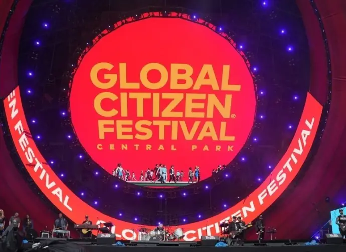 Behind-the-scenes moments at the Global Citizen Festival 2024. New York^ USA - September 28^ 2024