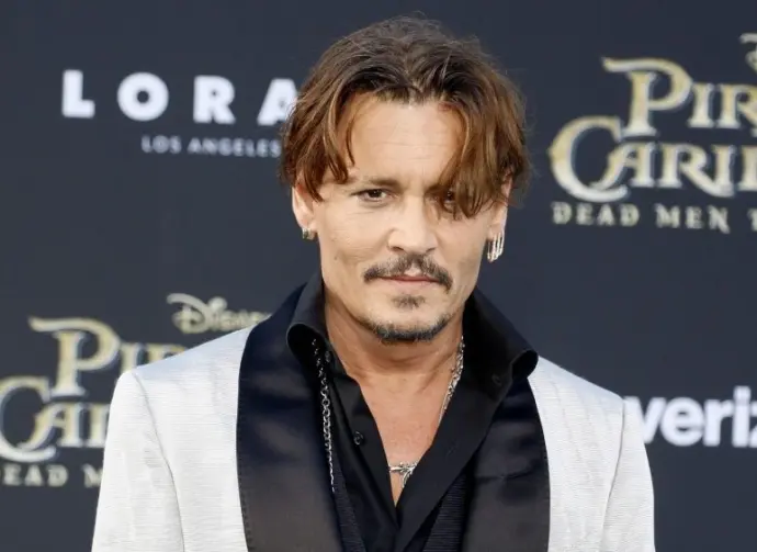 Johnny Depp at the U.S. premiere of 'Pirates Of The Caribbean: Dead Men Tell No Tales' held at the Dolby Theatre in Hollywood^ USA on May 18^ 2017.