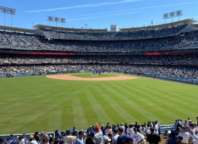 A day at Doger Stadium on May 5th^ 2024^ in Los Angeles California USA.