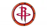 Houston Rockets emblem; American professional basketball team based in Houston^ Texas.