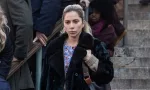 Lady Gaga filming 'Joker: Folie a Deux' at the New York County Supreme Court in New York on March 26^ 2023