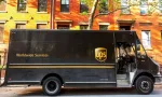 photo of UPS Truck. UPS is one of largest package delivery companies worldwide. 2023-04-20 New York
