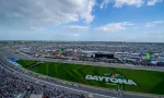 Daytona Beach^ FL^ USA: The field comes to the green flag for the start of the NASCAR Cup Series at the Daytona International Speedway in Daytona Beach^ FL^ USA. February 19^ 2023