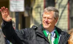 Massachusetts Governor Charlie Baker / NCAA president at the St Patrick's Day Parade; Boston^MA - 3/17/19