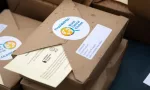 Boxed free meals from World Central Kitchen
