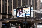Front of Madison Square Garden^ home to NY KNICKS. MSG is a multi-purpose indoor arena in Midtown Manhattan opened on February 11^ 1968. It is the oldest sporting facility in NY.