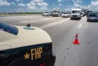 Florida Highway Patrol deputies temporarily closes road