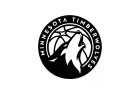Minnesota Timberwolves logotype. Vector basketball club logo. basketball.