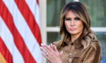 former-First Lady Melania Trump in the Rose Garden of the White House. WASHINGTON^ DC - NOVEMBER 26^ 2019: