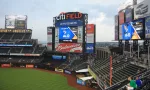 New York Mets feature a jumbo scoreboard and Pepsi Porch at brand new Citi Field on July 29^ 2009 in New York.