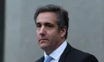 Donald Trump's ex-attorney Michael Cohen leaves federal court in Lower Manhattan after hearing. NEW YORK CITY - APRIL 16 2018