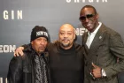 Korey Wise^ Raymond Santana^ Yusef Salaam^ members of the Central Park Five (now called 'Exonerated Five') at Alice Tully Hall in New York on November 30^ 2023