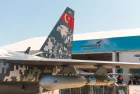 Istanbul^ Turkey / September 2019 HURJET is a military training aircraft that will be designed and produced by Turkish Aerospace industry as jet engine traning and close air support aircraft.