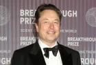 Elon Musk at the 10th Annual Breakthrough Prize Ceremony at the Academy Museum of Motion Pictures on April 13^ 2024 in Los Angeles^ CA