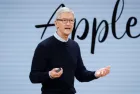 Tim Cook^ Chief Executive Officer of Apple Inc.^ speaks during the launch event for the iPad 6 at Lane Technical College Prep High School in Chicago^ Illinois^ U.S.^ March 27^ 2018.