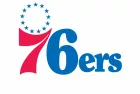 Philadelphia 76ers Logo in white background