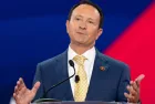 Louisiana Gov Jeff Landry speaks during CPAC Texas 2022 conference at Hilton Anatole