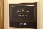 Entrance to the office of Senator John Thune in Washington^ DC on July 18^ 2017. John Thune is the senior United States Senator from South Dakota.