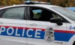 Columbus Police on high alert as Vice President Mike Pence motorcade passes by. Dublin Ohio October 13^ 2020