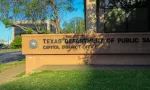 Texas department of public safety building sign. Austin^ Texas U.S.A. - April 11^ 2021