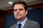 US Rep. Matt Gaetz (R-FL) speaks with reporters about the GOP conference's leadership elections.Washington^ DC - US - Nov 15^ 2022