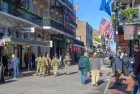 Bourbon Street reopened following New Year's day truck attack with federal police. New Orleans^ LA^ USA - January 2^ 2025