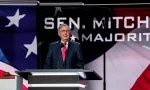 Senator Mitch McConnell (R-KY) addresses the Republican National Convention at the Quicken Arena in Cleveland^ Ohio Cleveland Ohio^ USA^ July 19^ 2016