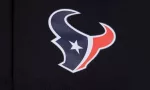 The Logo of Houston Texans on black background.