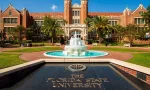 The classic red brick architecture of the administration building of the Florida State University. Tallahassee^ Florida USA - October 13^ 2010