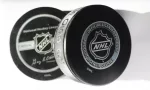 Official game puck from NHL^ National hockey league^ USA.