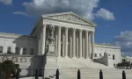 US Supreme Court Building. Supreme Court building faces the US Capitol. WASHINGTON^ DC - OCT 3^ 2016
