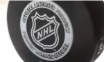 Official game puck from NHL^ National hockey league^ USA