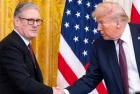 President Donald Trump and U.K. Prime Minister Keir Starmer hold a joint press conference at the White House. WASHINGTON – Feb 27^ 2025