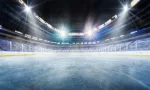Hockey ice rink sport arena empty field - stadium