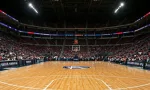 empty nba basketball court hd dynamic image