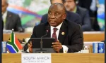 Cyril Ramaphosa^ President of South Africa^ during a meeting at the G20 plenary. Rio de Janeiro^ Brazil^ November 19^ 2024