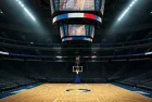 empty nba basketball court hd dynamic image