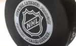 Official game puck from NHL^ National hockey league^ USA.
