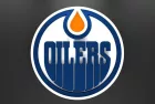 Emblem of the Edmonton Oilers. The Edmonton Oilers are a professional ice hockey team. Logo for presentation or infographics. 3D render. 3D Illustration