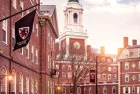 View of the architecture of the famous Harvard University in Cambridge^ Massachusetts^ USA. March 15^ 2024