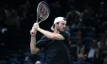 Thomas John "Tommy" Paul of USA during the Rolex Paris Masters^ ATP Masters 1000 tennis tournament^ on November 4^ 2022 at Accor Arena in Paris^ France.