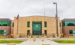 The Catawba County Justice Center and courthouse. NEWTON^ NC^ USA--5/22/19