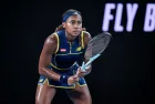 Cori Coco Gauff during the Australian Open AO 2024 Grand Slam tennis tournament on January 25^ 2024 at Melbourne Park^ Australia.