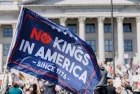 2^500 people gathered at the Utah State Capitol Building to protest President Trump during the 50501 protests that happened throughout the country. Salt Lake City^ Utah- April 19 2025