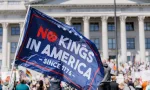 2^500 people gathered at the Utah State Capitol Building to protest President Trump during the 50501 protests that happened throughout the country. Salt Lake City^ Utah- April 19 2025
