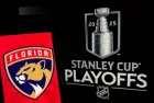 Toronto^ Canada -june 1 2025 he 2025 Stanley Cup Final will begin Wednesday^ June 4^ when the Edmonton Oilers host the defending champion Florida Panthers. Florida panther logo in front of stanley cup