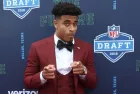 NFL star Jaire Alexander attends the 2018 NFL Draft at AT&T Stadium on April 26^ 2018 in Arlington^ Texas.