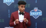 NFL star Jaire Alexander attends the 2018 NFL Draft at AT&T Stadium on April 26^ 2018 in Arlington^ Texas.