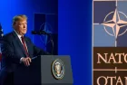 Press conference of Donald Trump^ President of United States of America^ during NATO (North Atlantic Treaty Organization) SUMMIT 2018. 12.07.2018. BRUSSELS^ BELGIUM